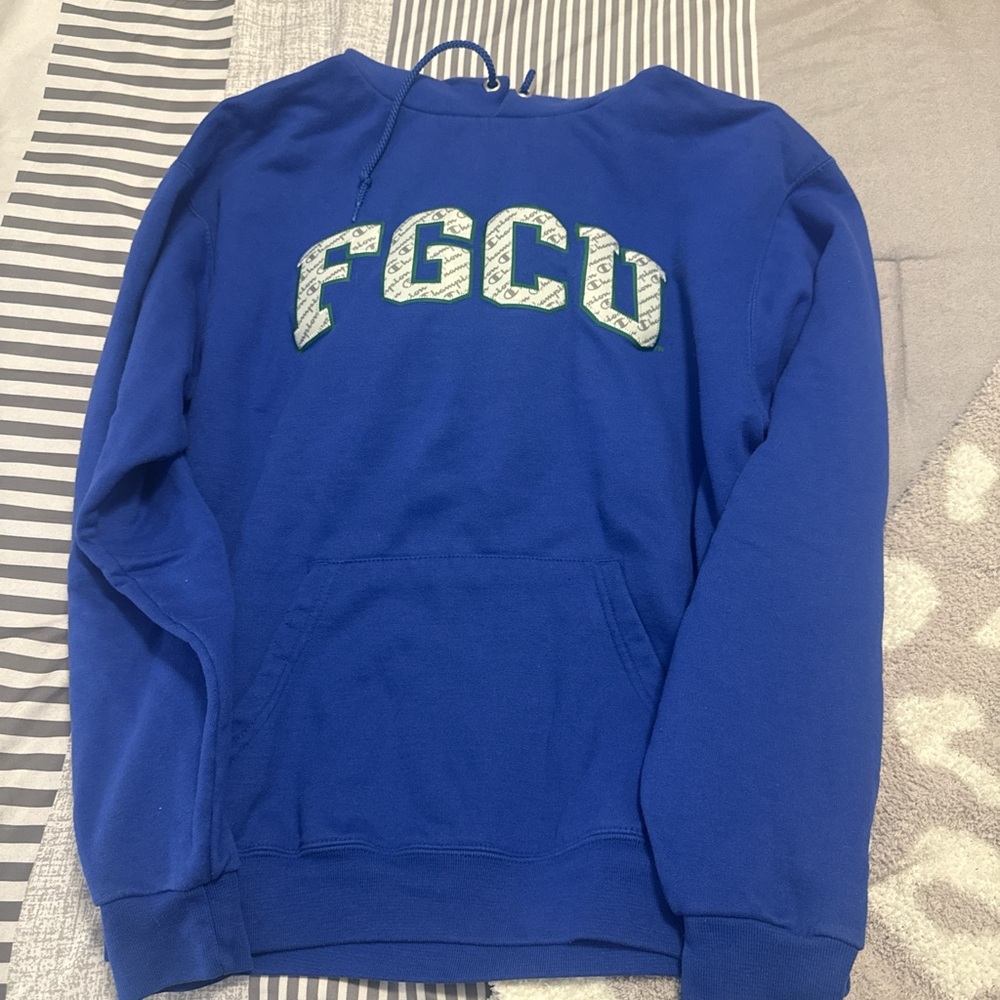 Champion Blue Sweatshirt with FGCU Design